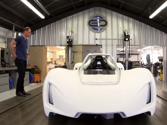 Сделанный на 3D-принтере суперкар быстрее McLaren P1
